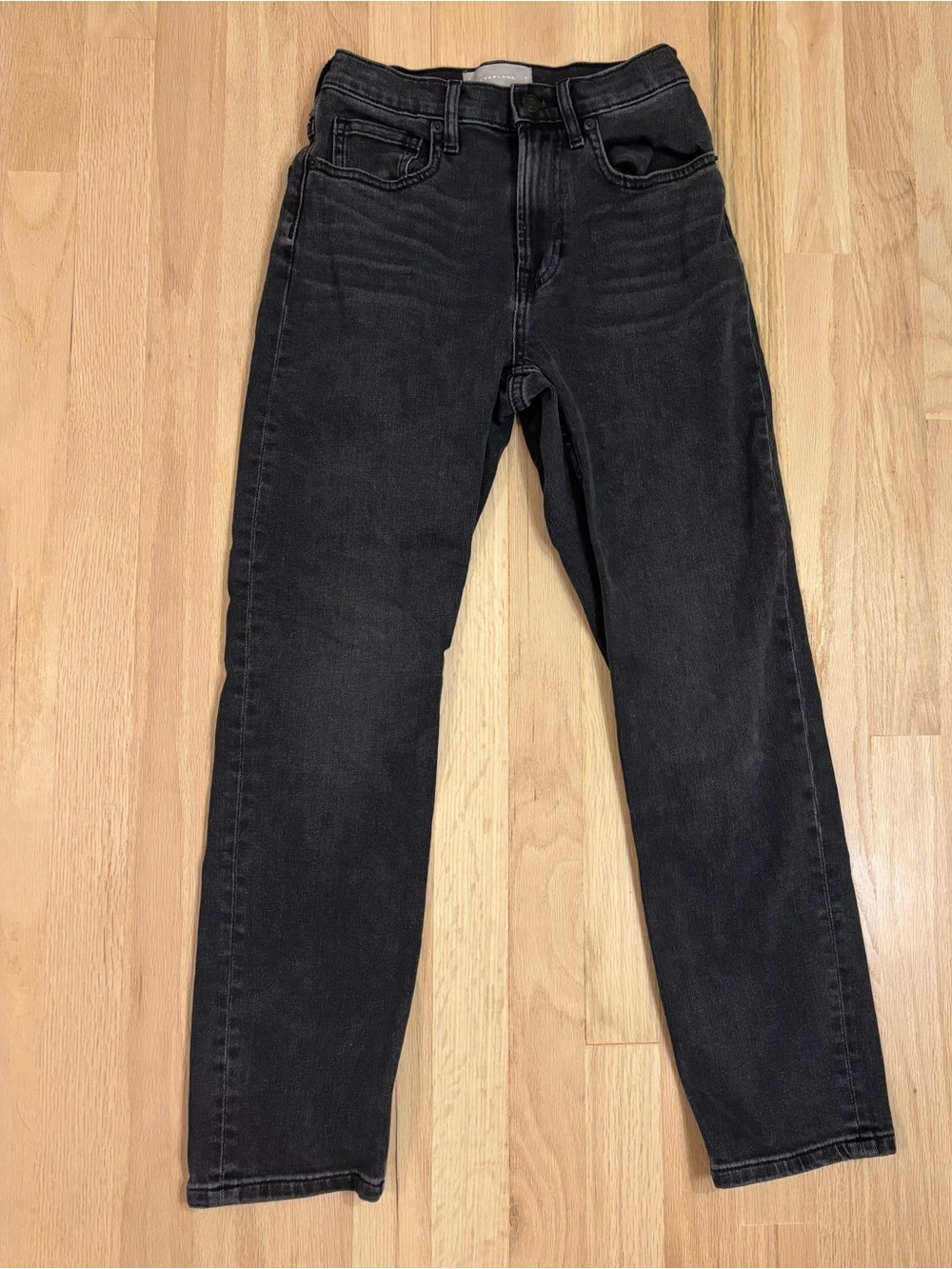 Everlane Women's Slim Straight Jeans - Black